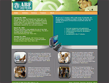 Tablet Screenshot of abf-software.com